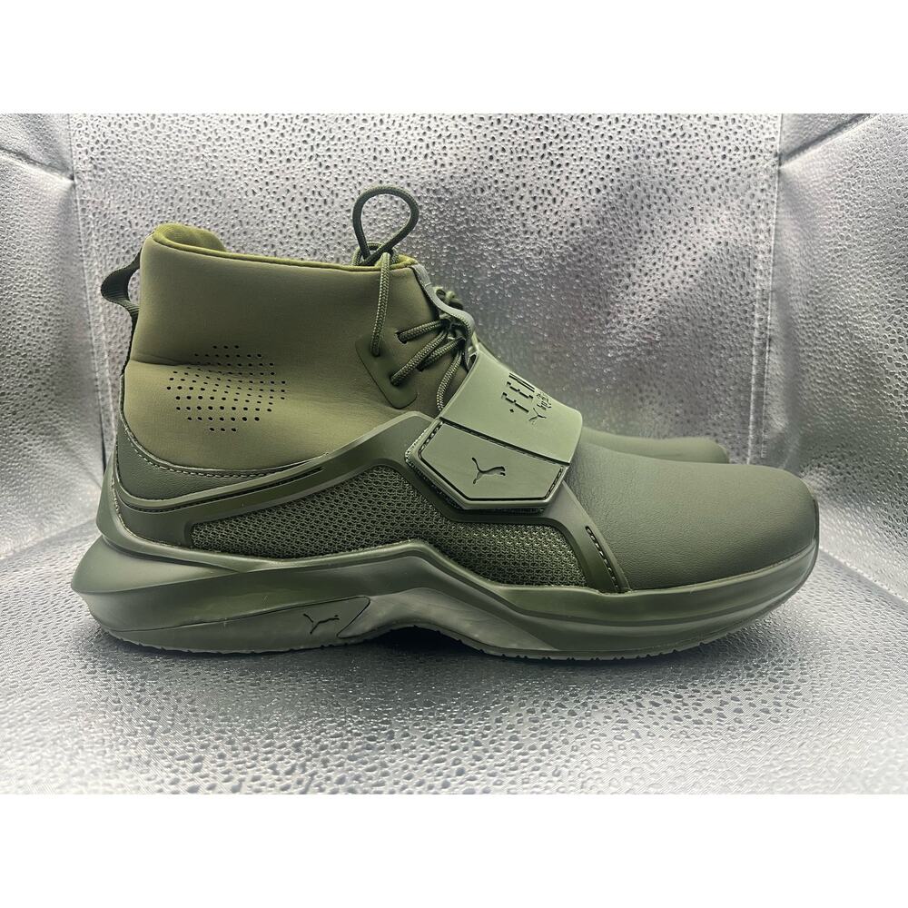 Puma Trainer Hi By Fenty x Rihanna Cypress Green Fashion Shoes Sneakers Size 7.5